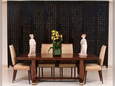 Calming Asian-Themed Dining Room Designs [PHOTOS]