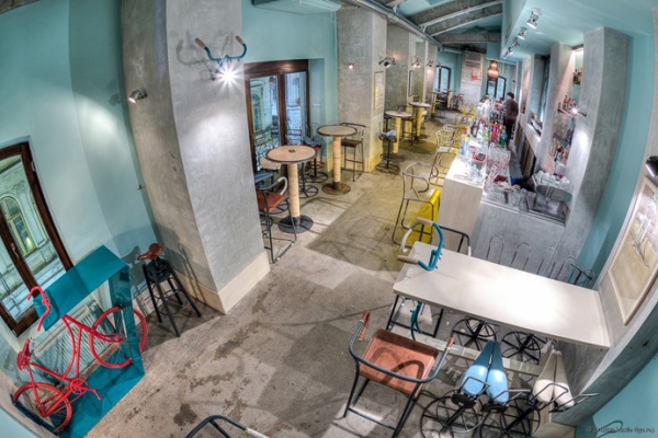 The Coolest Bar Recycled Lots of Bicycles - Bicycle Bar - Design - Commercial Design - Design News
