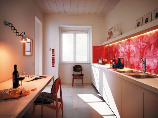 Cá tính hóa nhà bếp với gạch lát tường sống động - Trang trí - Ý tưởng - Nội thất - Thiết kế đẹp - Nhà bếp