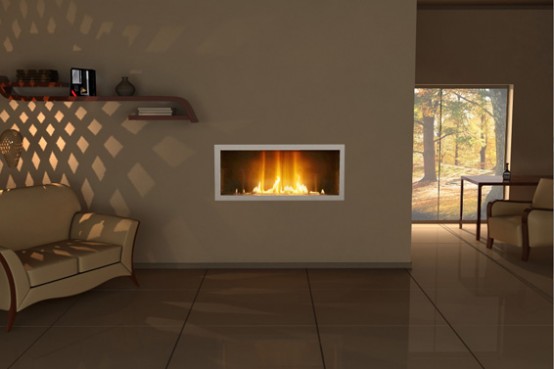 New Modern Fireplace Design – Fire Line from Planika - Fireplace - Planika