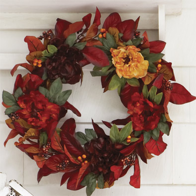 Make a simple wreath for your home by yourself - Christmas decoration