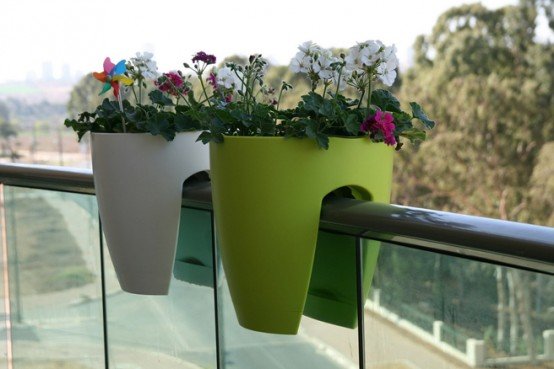 Modern Planters for a Balcony Or Any Other Space with Railing