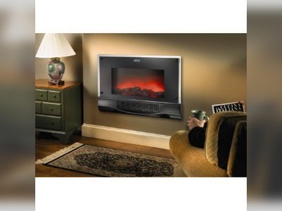 Bionaire BFH5000-UM Electric Fireplace Heater with Remote Control