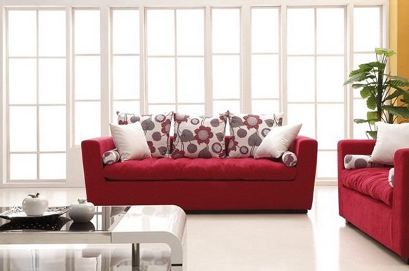 Nội thất màu đỏ nổi bật cho căn phòng khách - Nội thất - Thiết kế - Phòng khách