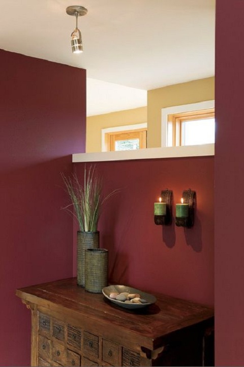 ไอเดียแต่งห้องด้วยสีไวน์แดง - ไอเดีย - แต่งบ้าน - บ้านสวย - ไอเดียแต่งบ้าน - ตกแต่งบ้าน - สีสัน - การออกแบบ - ออกแบบ - ไอเดียเก๋