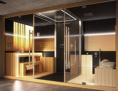Complete Home Spa (sauna, shower, hammam) by Jacuzzi – Sasha