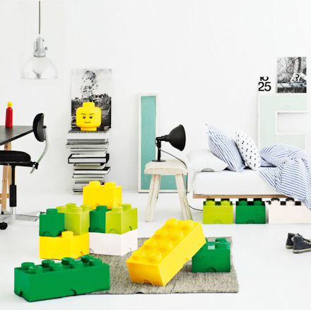 Giant LEGO Bricks As Modular Storage Box System - LEGO - Furniture