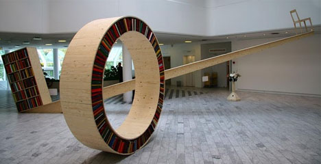 Library Installations Circle ‘Round Bookcases' by David Garcia - Furniture - Library