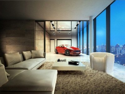 Luxury Penthouse Apartment in Singapore with Indoor Car Park