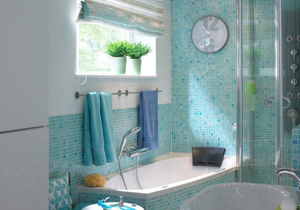 Calming and Attractive Turquoise Interior Bathroom Design Ideas [PHOTOS] - Bathroom - Photo - Design - Ideas
