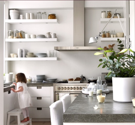 Design Dilemma: Open Shelving in the Kitchen - Kitchen