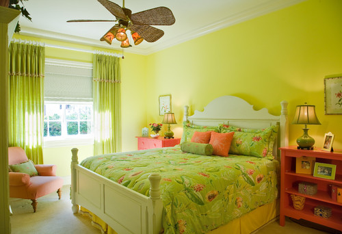 แต่งห้องนอนโทนเขียวสดใส ในสไตล์ Green - แต่งห้องนอน - ห้องนอนสีเขียว - สไตล์ Green