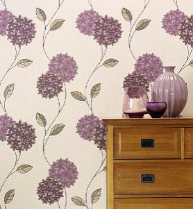 Hydrangea Wallpaper - Marks & Spencer - Wallpaper