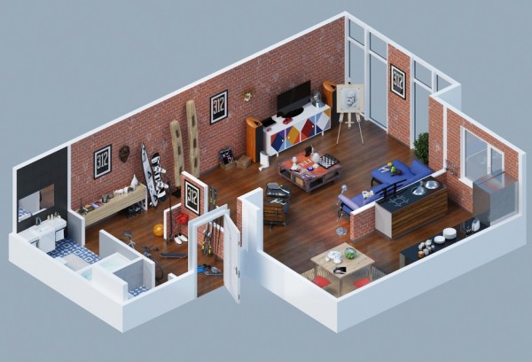 แปลนอพาร์ทเม้น 3D - ตกแต่งบ้าน - บ้านในฝัน - ห้องนั่งเล่น - งานประดิษฐ์ - คอนโดมิเนี่ยม - ไอเดีย - ของแต่งบ้าน - ออกแบบ - ห้องทานอาหาร - ห้องทำงาน - ตกแต่ง - เฟอร์นิเจอร์ - การออกแบบ - สีสัน - สี - ผนัง - ไอเดียเก๋ - โซฟา - แบบบ้านสวย - ไอเดียแต่งห้อง - สไตล์โมเดิร์น - ตกแต่งภายใน - เทรนด์การออกแบบ - แบบบ้าน - ดีไซน์ - บ้านสไตล์โมเดิร์น - บ้านชั้นเดียว