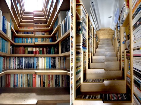 Thrill of the (book and stair) case