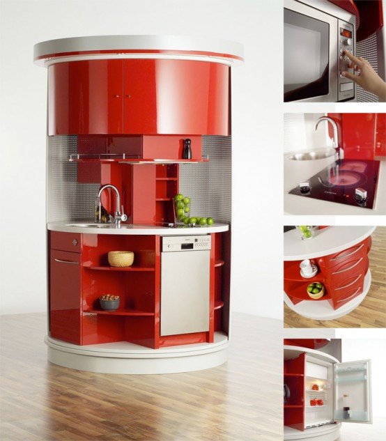 Very Small Kitchen Which Has Everything Needed - Circle Kitchen