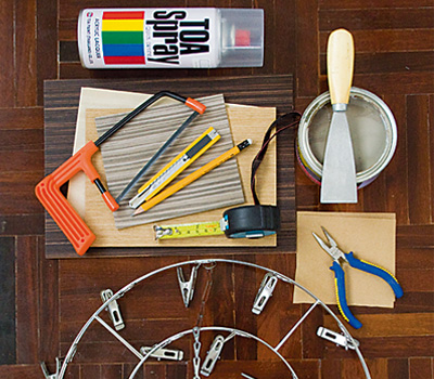 โคมไฟจากเศษไม้อัด - DIY - โคมไฟไม้อัด