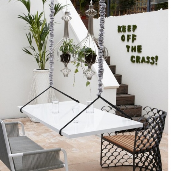 Beautiful DIY Hanging Table Ideas - DIY - Ideas - Tips - Hanging Table