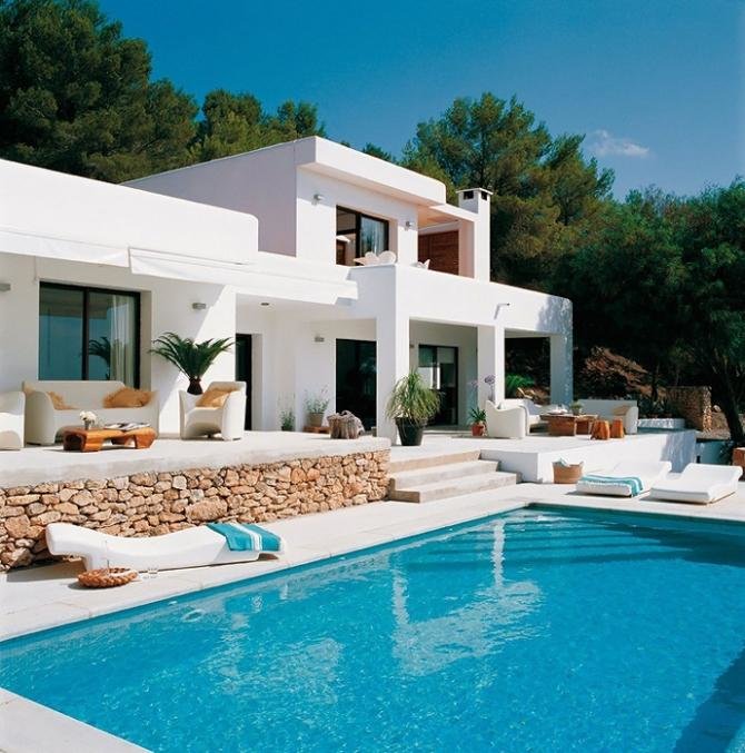 Kuća sa bazenom u mediteranskom stilu Ibica, Španija