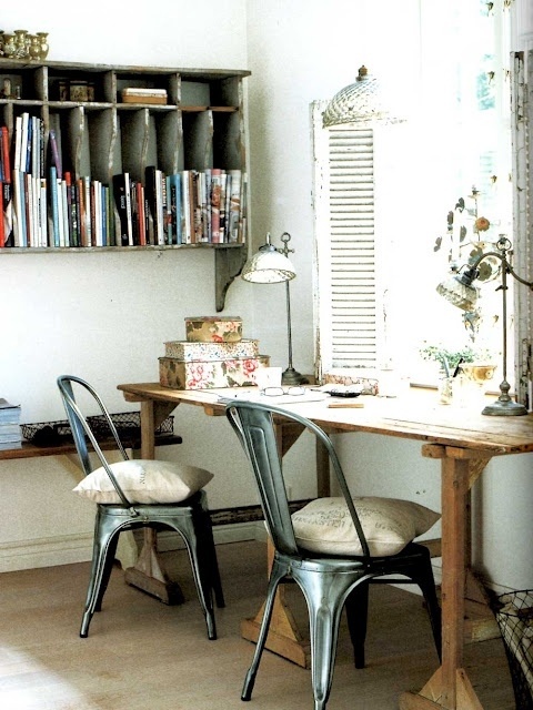 Refined Boho Chic Themed Hom Office Designs - Ideas - Home Office - Design - Photo