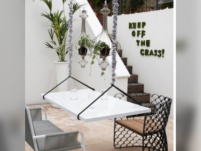 Beautiful DIY Hanging Table Ideas [PHOTOS]