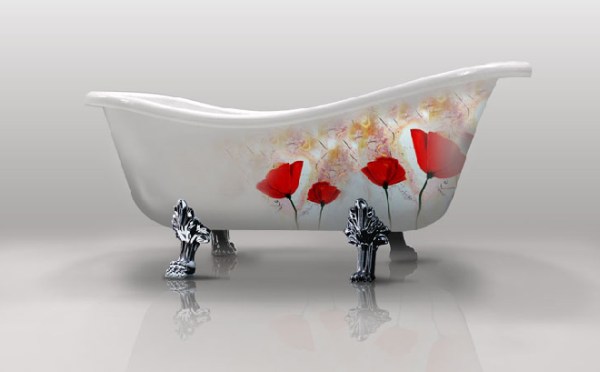 Decorated Bathtubs From Anka Elisabetta Luceri - Bathtubs - Anka Elisabetta Luc - Bathroom