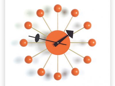 Vitra Nelson Ball Clock Orange