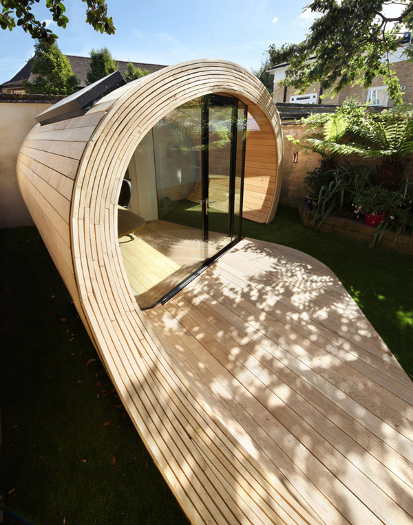 Innovative and Eco-Friendly Shoffice Garden Office Shed by Platform 5 Architects - Design - Home Office - Garden Shed