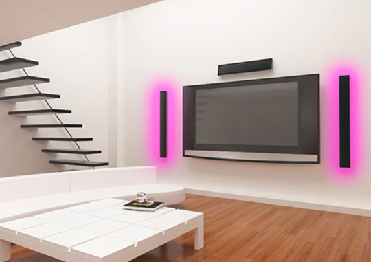 LIT Color-changing LED Tubes to Hide Under Furniture - LIT - LED
