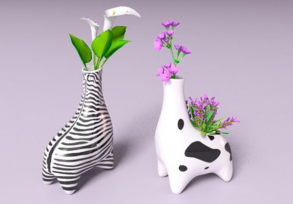 Cute Animal-Shaped Vases - Decoration - Vases