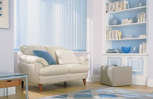 Blue and White Living Room Interior Design Ideas - Living Room - Interior Design