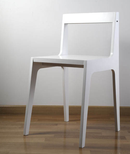 Chair With A Light In The Back That Can Be Used As A Bedside Table - Spigoli Vivi - Chair