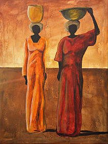 African Journey II Canvas Artwork