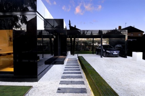Modular Glossy Black Houses by A-Cero - A-Cero - Dream Home