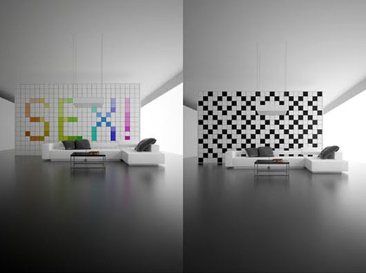 Modern Wall System Design that can be Rotated – Change It! - Wall - Design