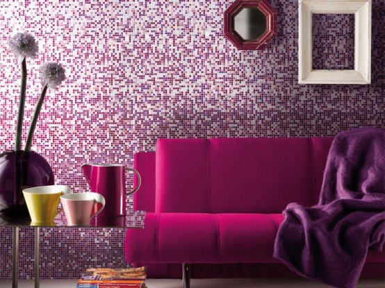 Create the most attractive wall coverings using mosaic tiles