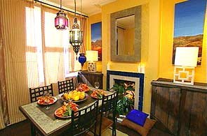 Ethnic Dining Room with Moroccan Influences