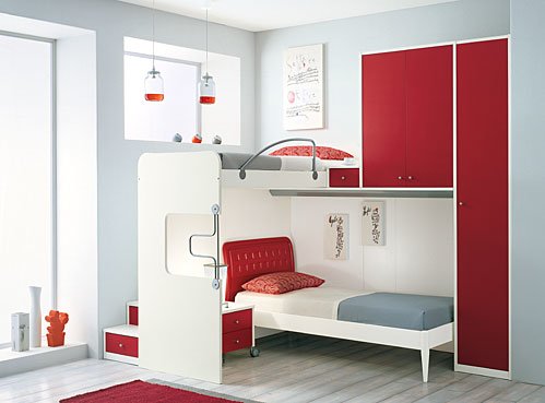 Bunk Beds and Loft Bedrooms for Teenagers by IMA