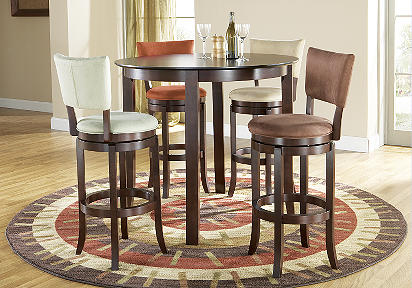 Keefer Sage 5 Pc Pub - Rooms To Go - Dining Set