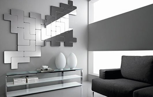 Decorative Mirrors Inspired by Tetris Game from Fiam Italia