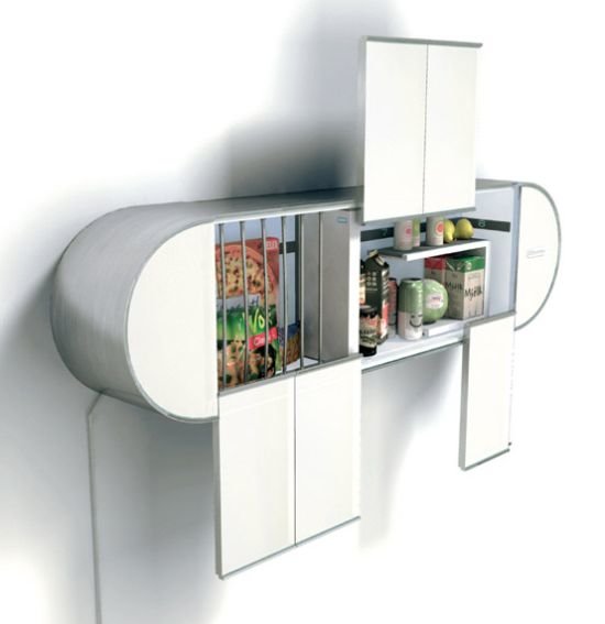 Stylishly cool food storage unit for all you trendy goodies!
