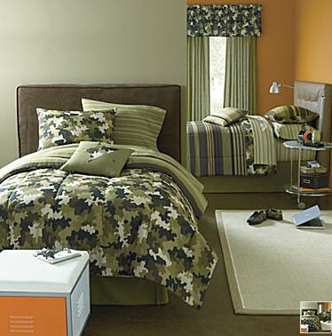Closeout! Camo Reversible 6- or 8-pc Bedding Set - JCPenney - Bed