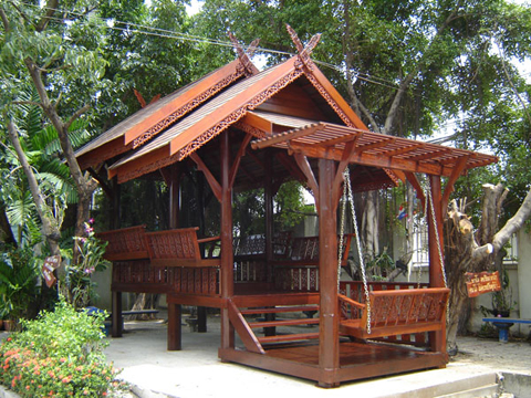 ไอเดียแต่งสวนด้วย "ศาลาซุ้มไม้" นั่งพักผ่อนชิลๆ วันสบายๆ - ของแต่งบ้าน - สวนสวย - ตกแต่งสวน - ซุ้มไม้ - ศาลาไม้ - แบบซุ้มไม้นั่งเล่น