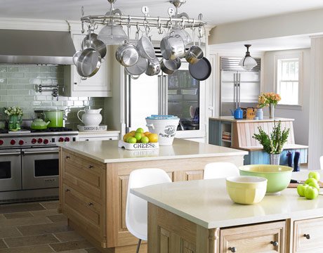 An Organized and Springlike Kitchen in Hewlett, NY