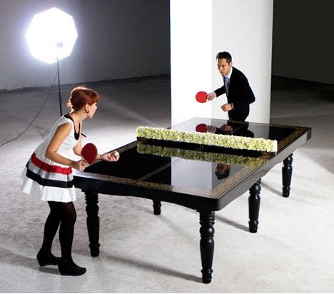 This Just In-box: PING-PONG Dining Table by Hunn Wai for Mein Gallery