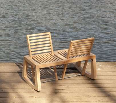"Double View Bench" - Băng Ghế Sáng Tạo Của Chloe de la Chaise - Ghế - Nội thất - Sáng tạo - Chloe de la Chaise
