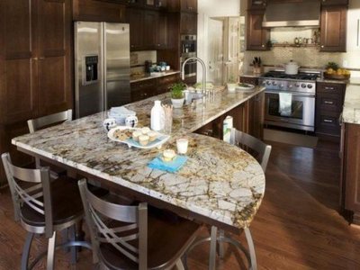 Bàn bếp từ nhiều chất liệu cực đẹp và hiện đại
