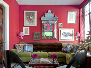 Warm your house with colorful walls and furnitures - Decoration