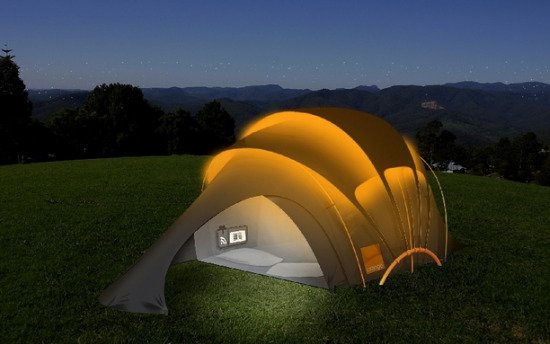 Glastonbury Solar Tent from Orange