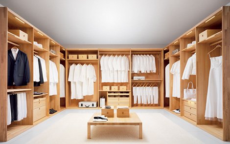 Custom Closet System by Team 7 - walk-in Wardrobe for high-end homes